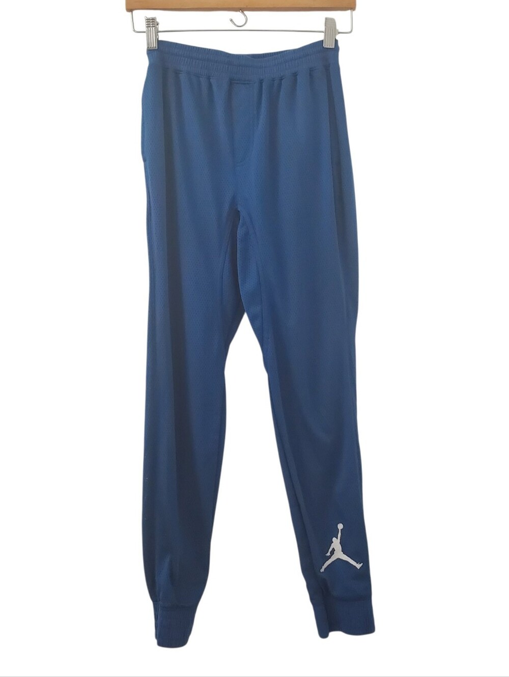 Jordan Boy's Royal Blue Performance Mesh Joggers with Jumpman Logo (L)